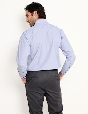 Camisa business casual Pierre Cardin manga larga para hombre
