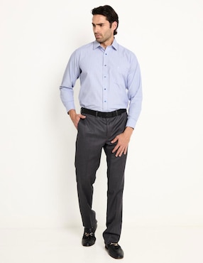 Camisa business casual Pierre Cardin manga larga para hombre