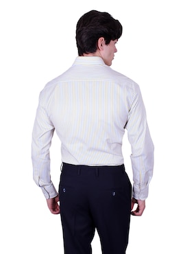 Camisa de vestir Parllieni manga larga para hombre