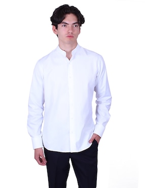 Camisa de vestir Parllieni manga larga para hombre