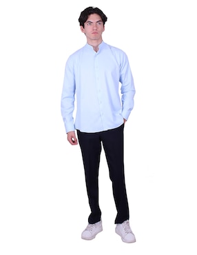 Camisa de vestir Parllieni manga larga para hombre
