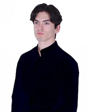 Camisa de vestir Parllieni manga larga para hombre