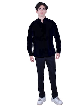 Camisa de vestir Parllieni manga larga para hombre