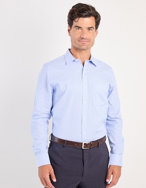 Camisa de vestir Gianfranco Dunna de algodón manga larga para hombre