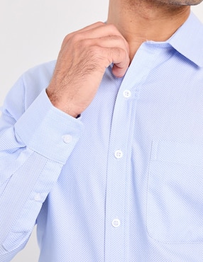 Camisa de vestir Gianfranco Dunna de algodón manga larga para hombre