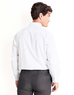 Camisa de vestir Pierre Cardin manga larga para hombre