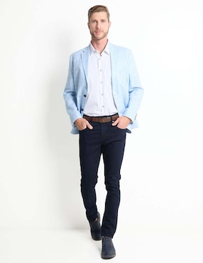 Camisa de vestir Pierre Cardin manga larga para hombre