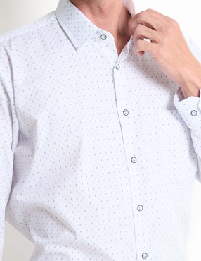 Camisa de vestir Pierre Cardin manga larga para hombre