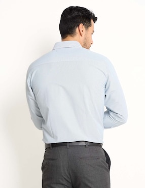 Camisa de vestir Parllieni de algodón manga larga para hombre