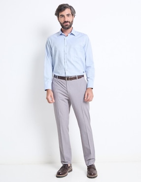 Camisa de vestir Parllieni manga larga para hombre