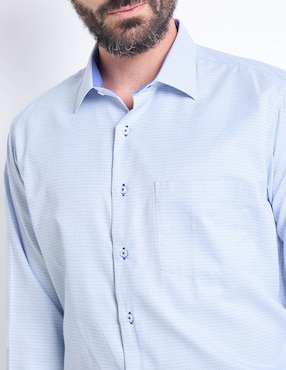 Camisa de vestir Parllieni manga larga para hombre