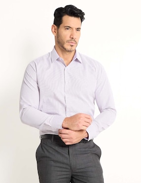 Camisa de vestir Parllieni manga larga para hombre