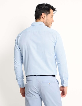 Camisa de vestir Parllieni manga larga para hombre