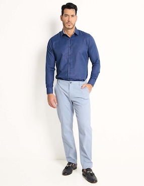 Camisa de vestir Parllieni manga larga para hombre