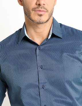 Camisa de vestir Parllieni manga larga para hombre