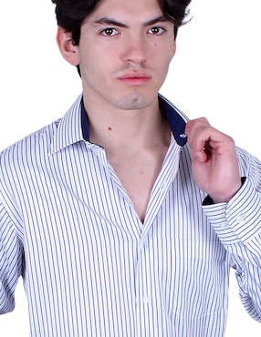Camisa de vestir Parllieni manga larga para hombre