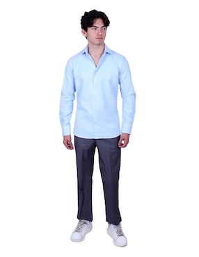 Camisa de vestir Parllieni manga larga para hombre