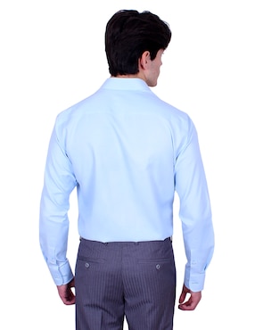 Camisa de vestir Parllieni manga larga para hombre