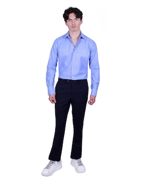 Camisa de vestir Parllieni manga larga para hombre