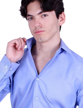 Camisa de vestir Parllieni manga larga para hombre