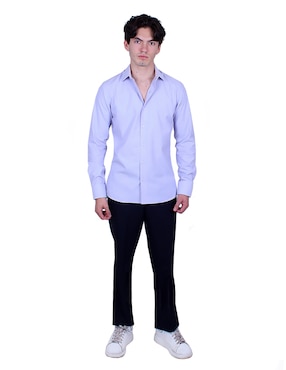 Camisa de vertir Parllieni manga larga para hombre