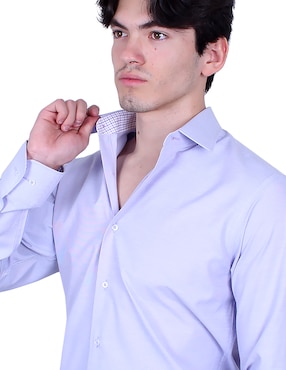 Camisa de vertir Parllieni manga larga para hombre