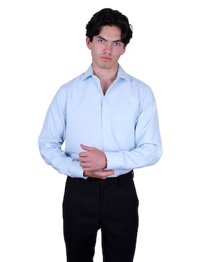 Camisa de vestir Parllieni manga larga para hombre