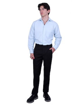 Camisa de vestir Parllieni manga larga para hombre