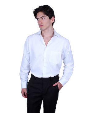 Camisa de vestir Parllieni manga larga para hombre