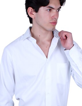 Camisa de vestir Parllieni manga larga para hombre