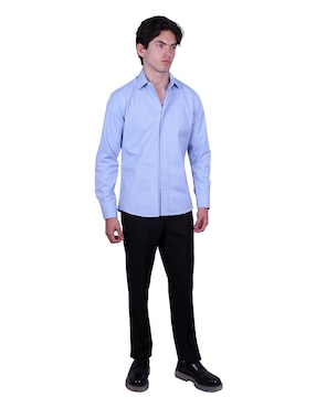 Camisa de vestir Parllieni manga larga para hombre