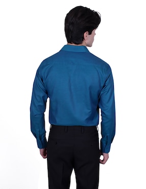 Camisa de vestir Parllieni manga larga para hombre