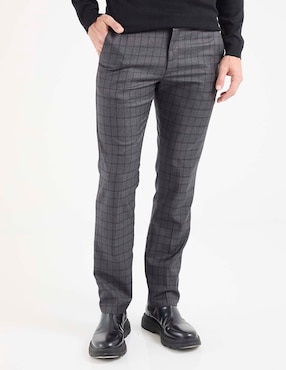 Pantalón de vestir slim Contempo para hombre