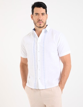 Guayabera manga corta Gianfranco Dunna para hombre
