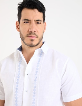 Guayabera manga corta Gianfranco Dunna para hombre