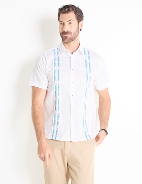 Guayabera manga corta Gianfranco Dunna para hombre