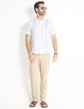Guayabera manga corta Gianfranco Dunna para hombre