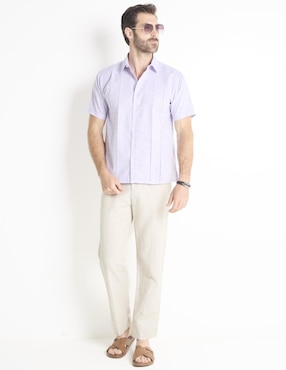 Guayabera manga corta Gianfranco Dunna para hombre