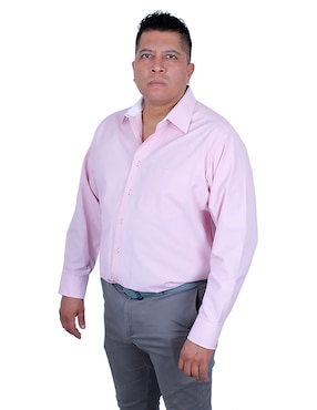 Camisa de vestir Parllieni manga larga para hombre