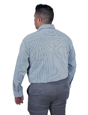 Camisa de vestir Parllieni manga larga para hombre