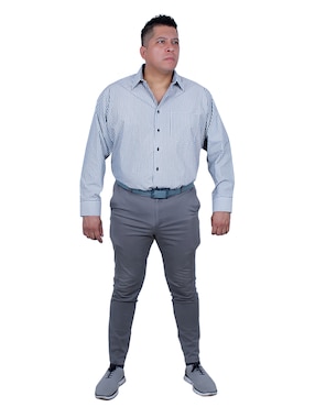Camisa de vestir Parllieni manga larga para hombre