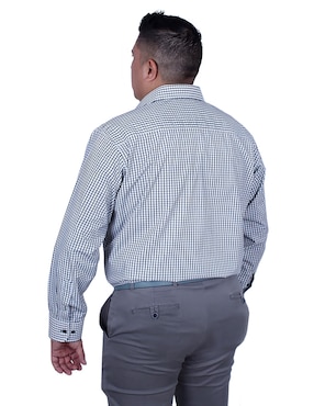 Camisa de vestir Parllieni manga larga para hombre