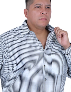 Camisa de vestir Parllieni manga larga para hombre
