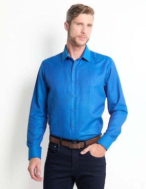 Camisa de vestir Parllieni manga larga para hombre