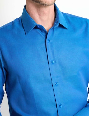 Camisa de vestir Parllieni manga larga para hombre