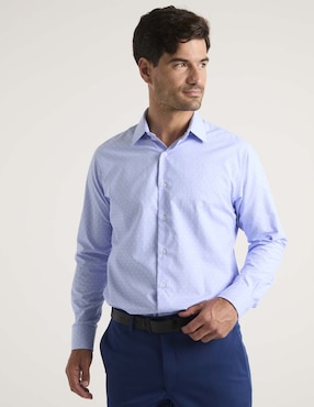 Camisa de vestir Parllieni manga larga para hombre