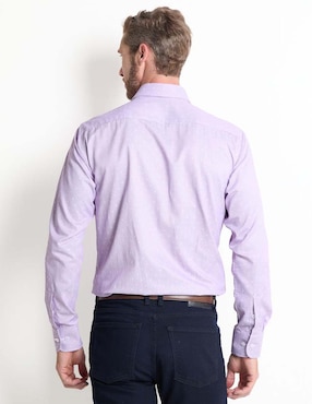 Camisa de vestir Parllieni manga larga para hombre