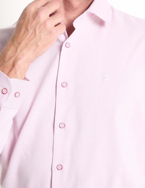 Camisa de vestir Pierre Cardin de algodon manga larga para hombre