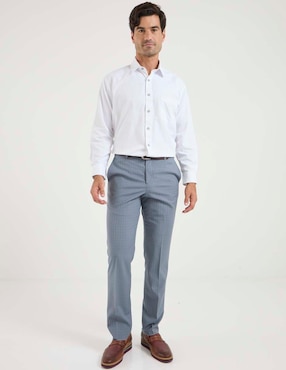 Camisa de vestir Pierre Cardin manga larga para hombre