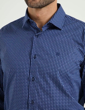 Camisa de vestir Pierre Cardin de algodón manga larga para hombre